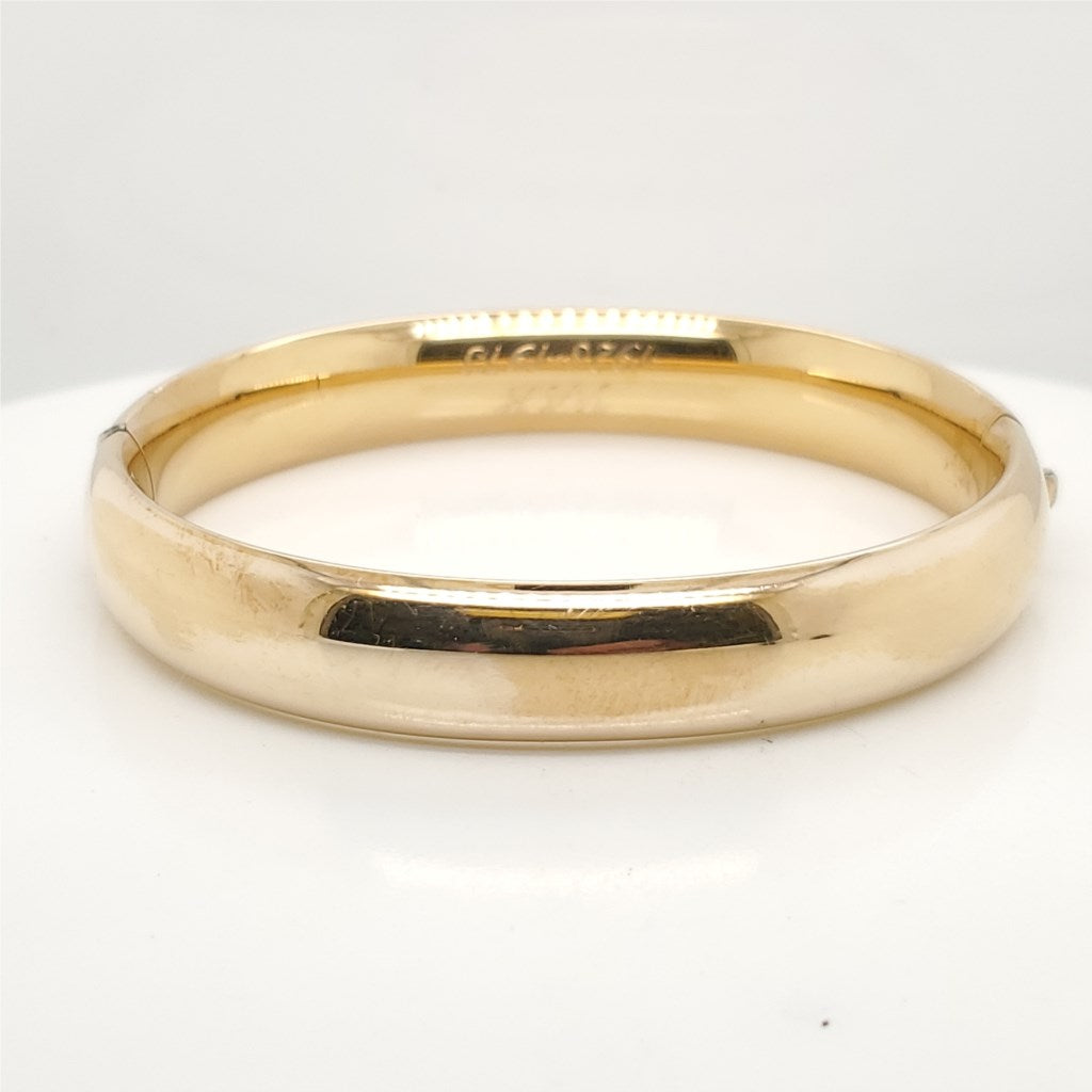 14Kt Yellow Gold Bangle Bracelet