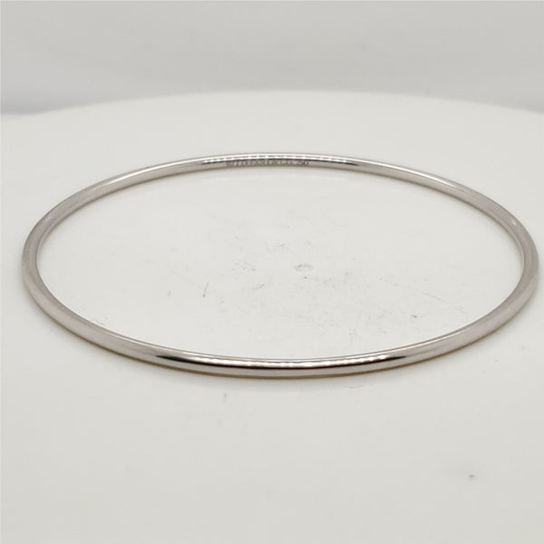 Pre-owned Tiffany & Co 18kt White Gold Bnagle Bracelet