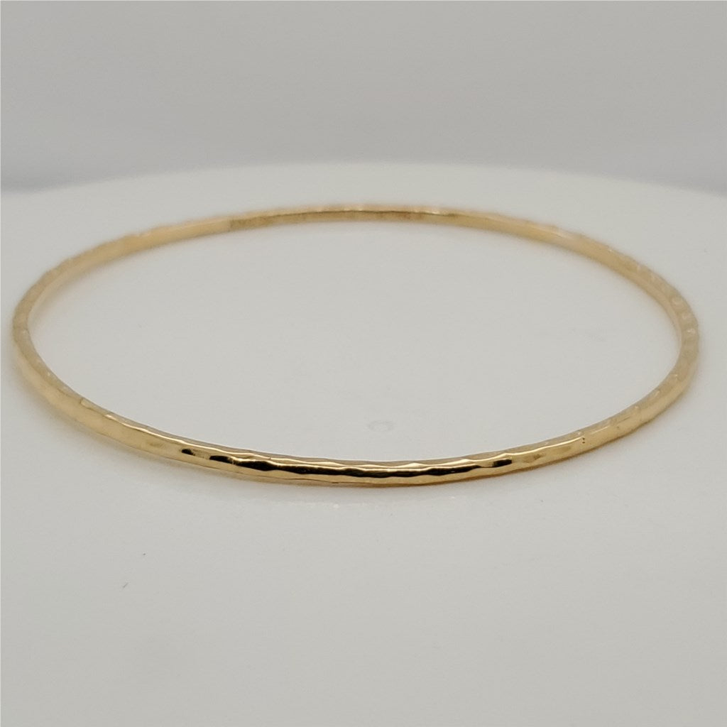 Pre-owned Tiffany & Co 18kt Yellow Gold Bnagle Bracelet