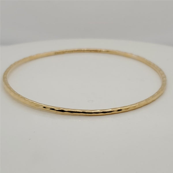 Pre-owned Tiffany & Co 18kt Yellow Gold Bnagle Bracelet