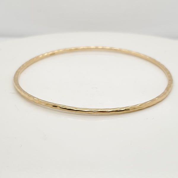 Pre-owned Tiffany & Co 18kt Yellow Gold Bnagle Bracelet