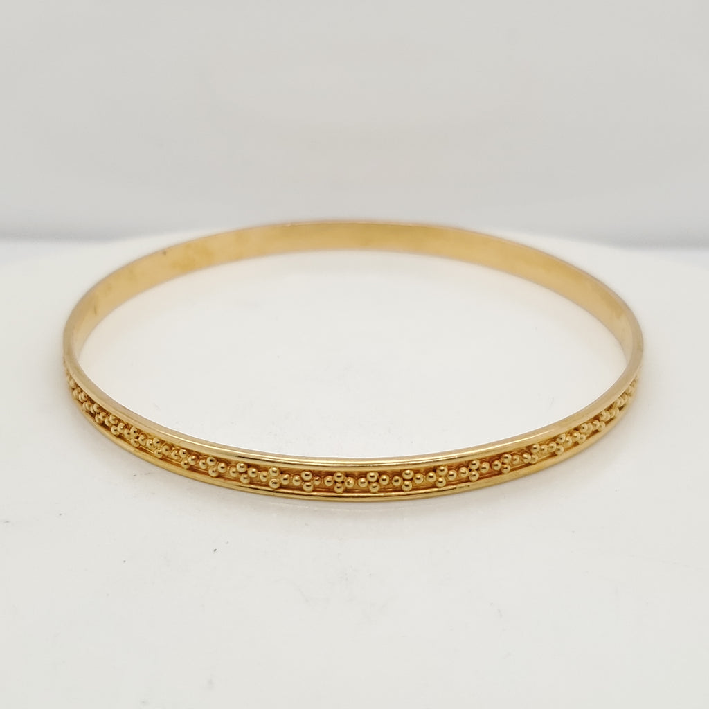 Carolyn Tyler 22Kt Gold Bangle Bracelet