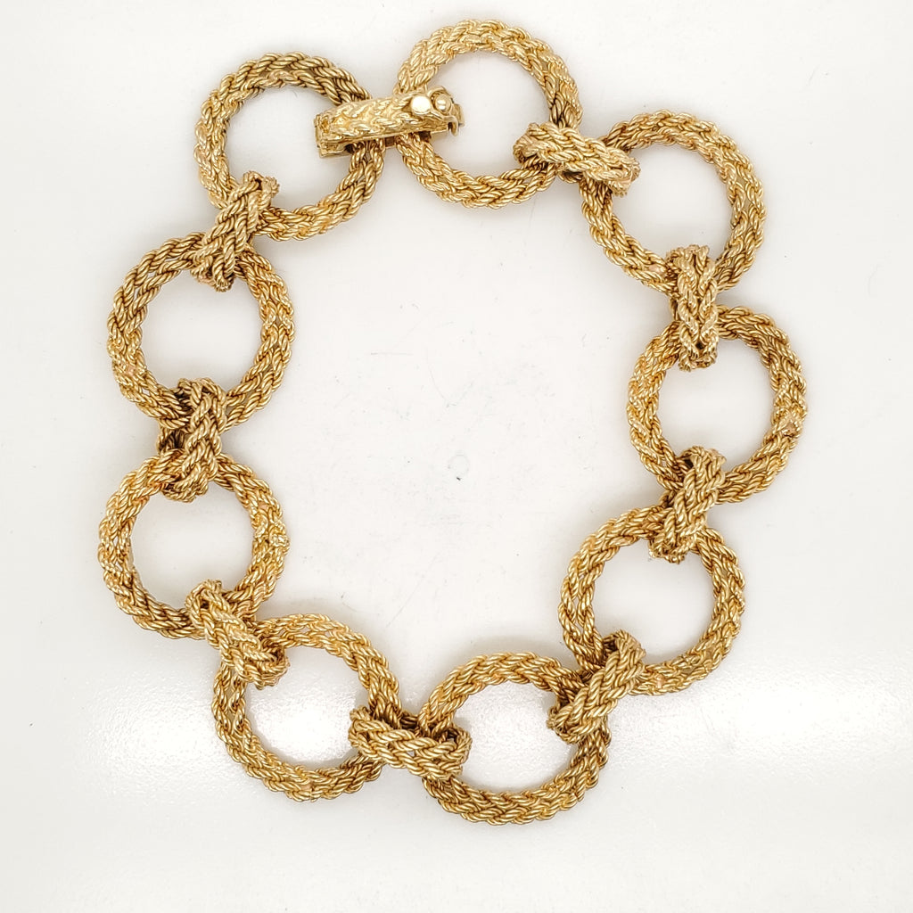 Vintage 18kt Yellow Gold Bracelet