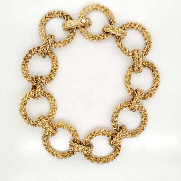 Vintage 18kt Yellow Gold Bracelet