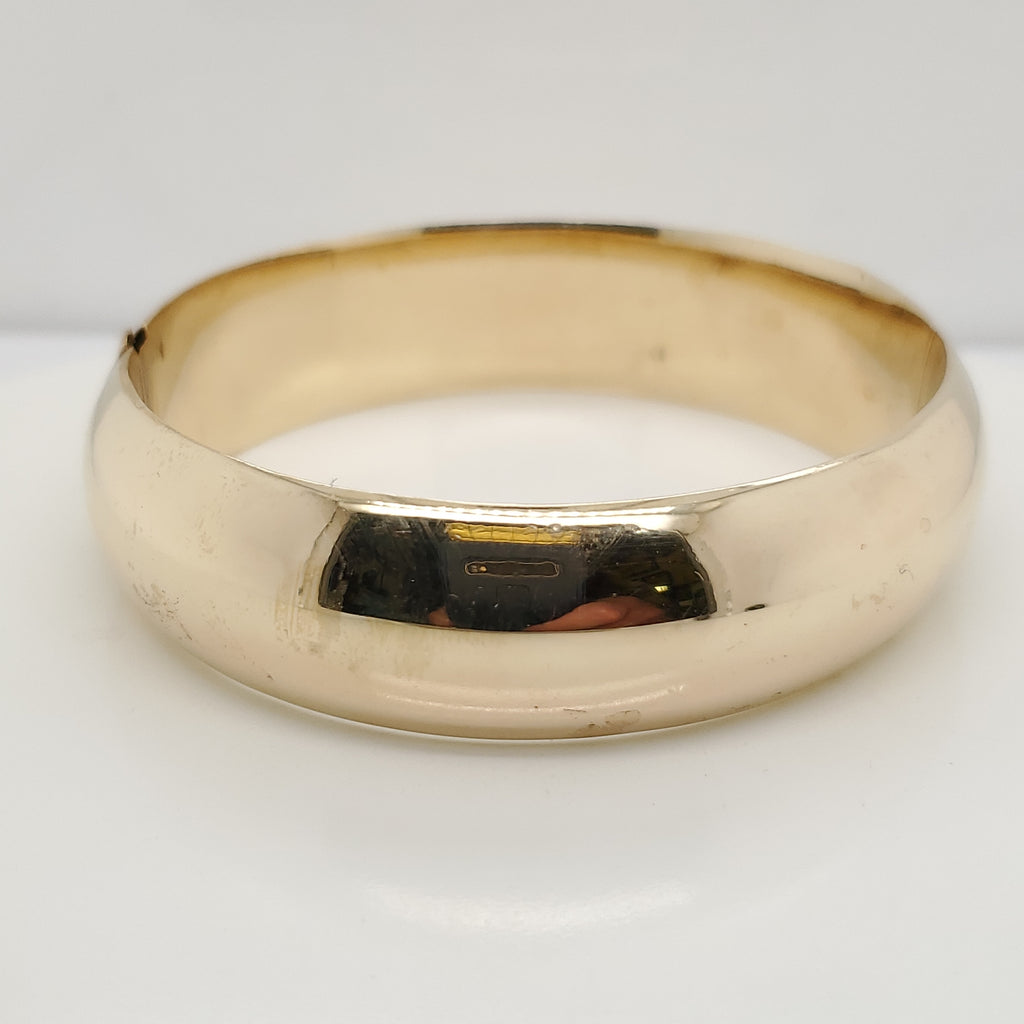 14Kt Yellow Gold Bangle Bracelet
