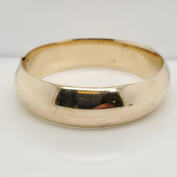 14Kt Yellow Gold Bangle Bracelet