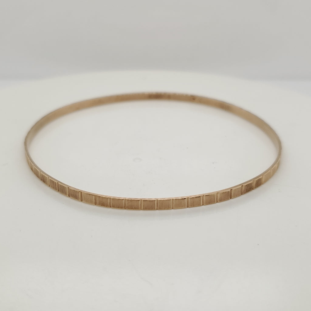 14Kt Yellow Gold Bangle Bracelet