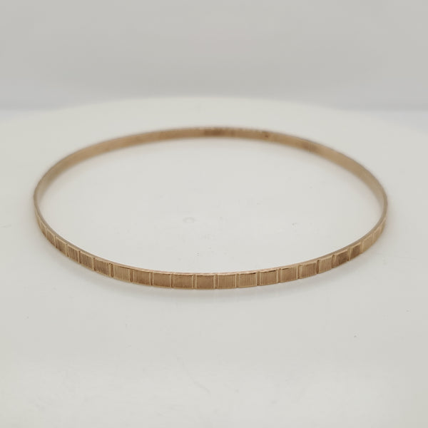 14Kt Yellow Gold Bangle Bracelet