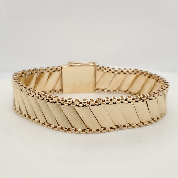 Vintage 14kt Yellow Gold Bracelet