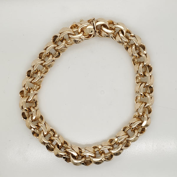 Vintage 14kt Yellow Gold Charm Bracelet