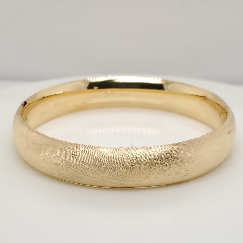 14Kt Yellow Gold Bangle Bracelet