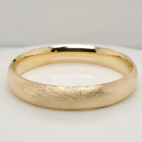 14Kt Yellow Gold Bangle Bracelet