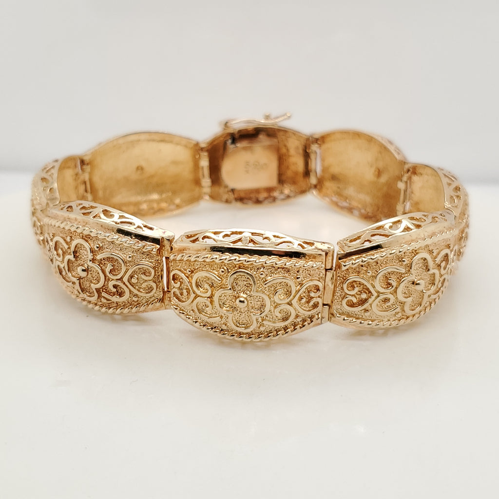 10kt Yellow Gold Eturacn Revival Bracelet
