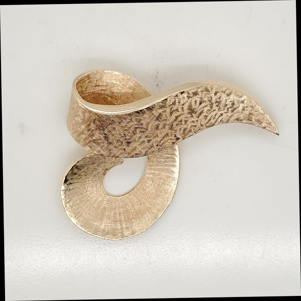 Vintage 14kt Yellow Gold  Brooch