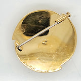Vintage Buccellati 18Kt Yellow Gold Circular Brooch