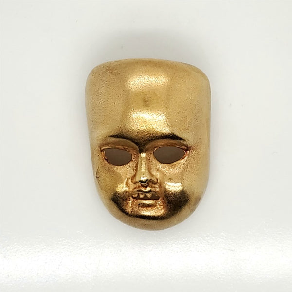 Kieselstein-Cord 18kt Yellow Gold Baby Mask Brooch