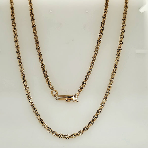 14kt Yellow Gold 30"" Neckalce