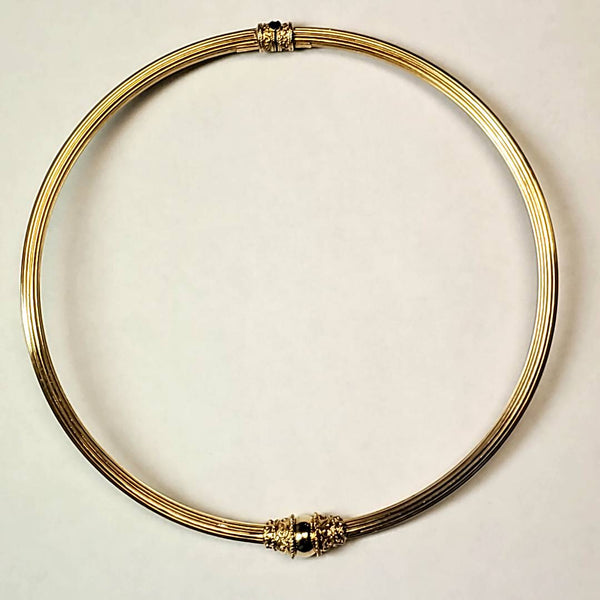 Vintage Mid-Century 18Kt Yellow Gold Greek Key Necklace