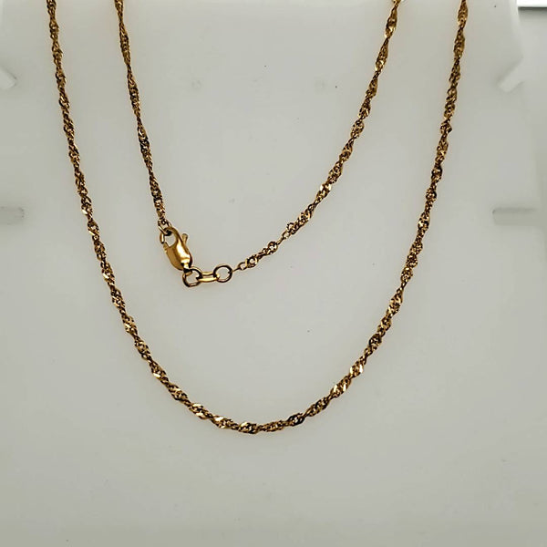 22kt Yellow Gold 28"" Necklace