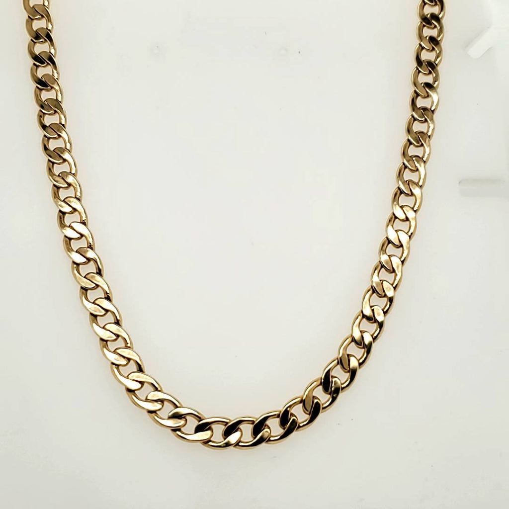 14kt Yellow Gold 18"" Gold Link Chain Neckalce