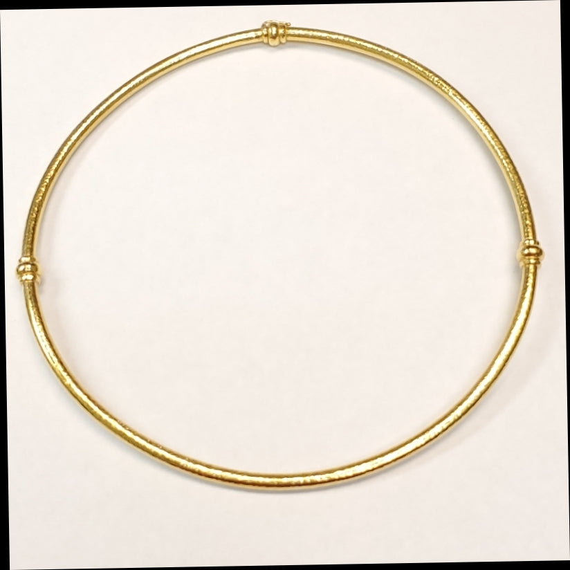 Elizabeth Locke Designer 19kt Yellow Gold Torque Necklace
