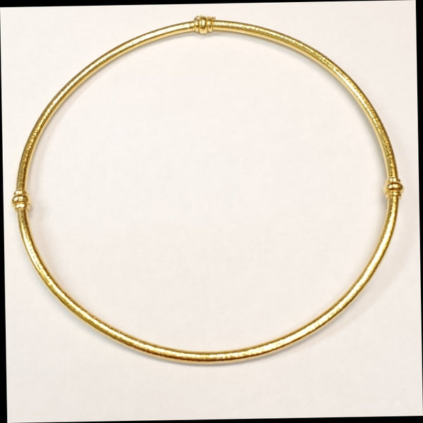 Elizabeth Locke Designer 19kt Yellow Gold Torque Necklace
