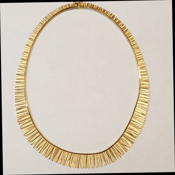 18kt Yellow Gold Cleopatra Style Necklace