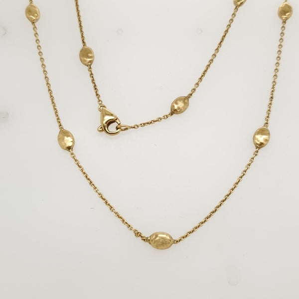 Marco Biccego 18kt Yellow Gold 52"" Station Necklace