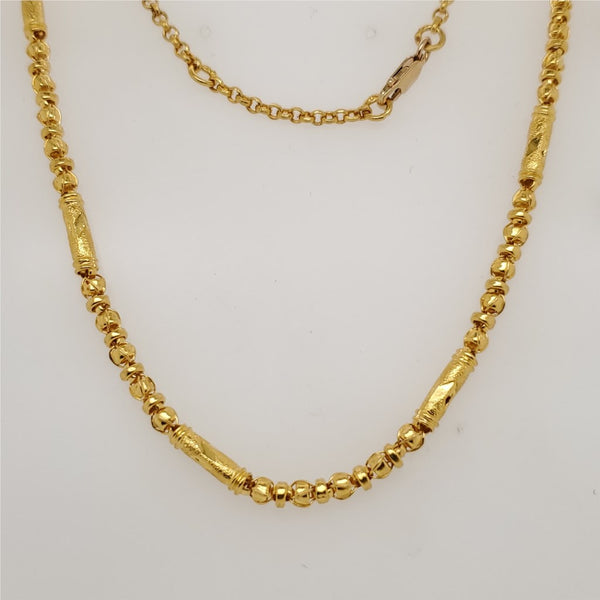 22kt Yellow Gold Link Necklace