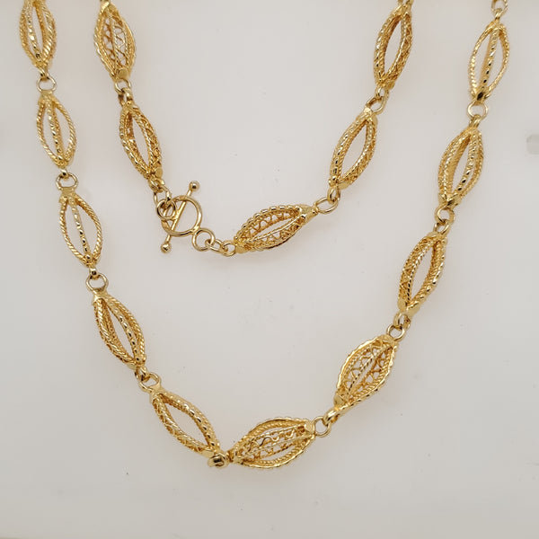14kt Yellow Gold Link Neckalce