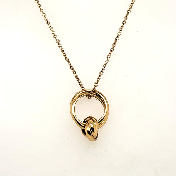 Pre - Owned Tiffany & Co Paloma Picasso 18Kt Yellow Gold Melody Pendant Necklace