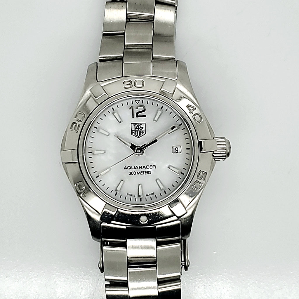 Pre-Owned Ladys Stainless Steel Tag Heuer Aquaracer