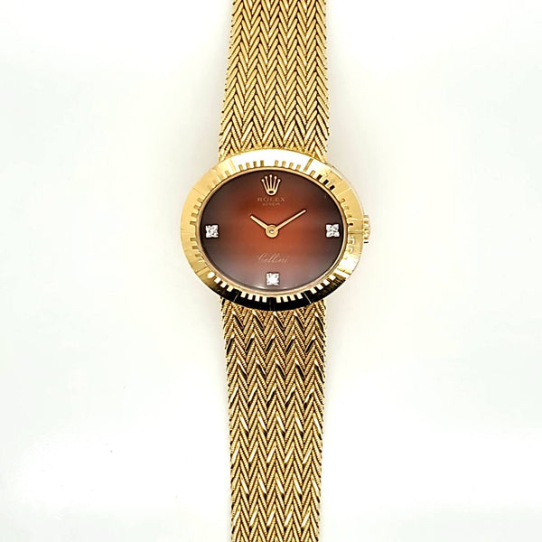 1991 3/4 Ladys Rolex Cellini 18Kt Yellow Gold