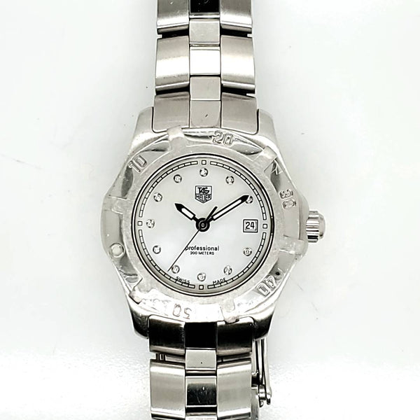 Pre-Owned Ladys Tag Heuer Link Stainless Steel And Diamond Watch