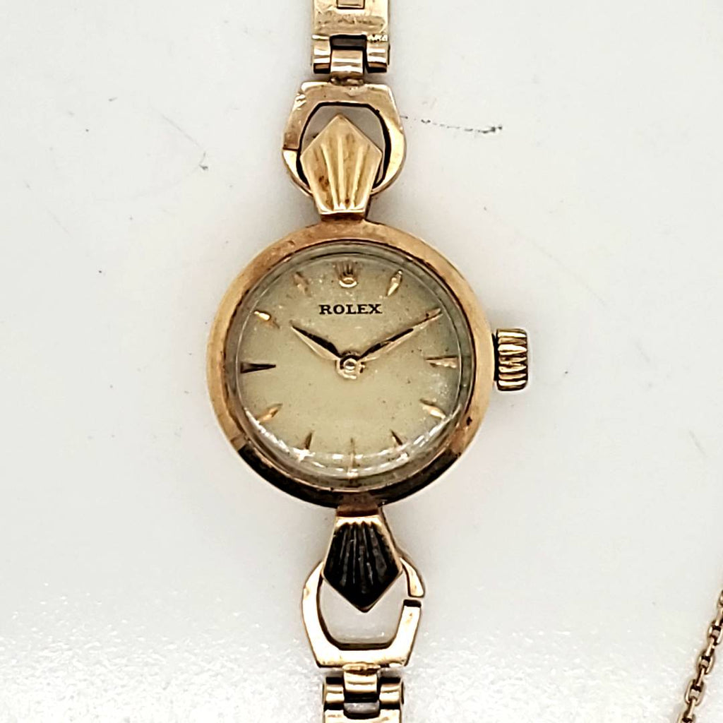 Vintage 18Kt Yellow Gold Rolex Ladys Watch