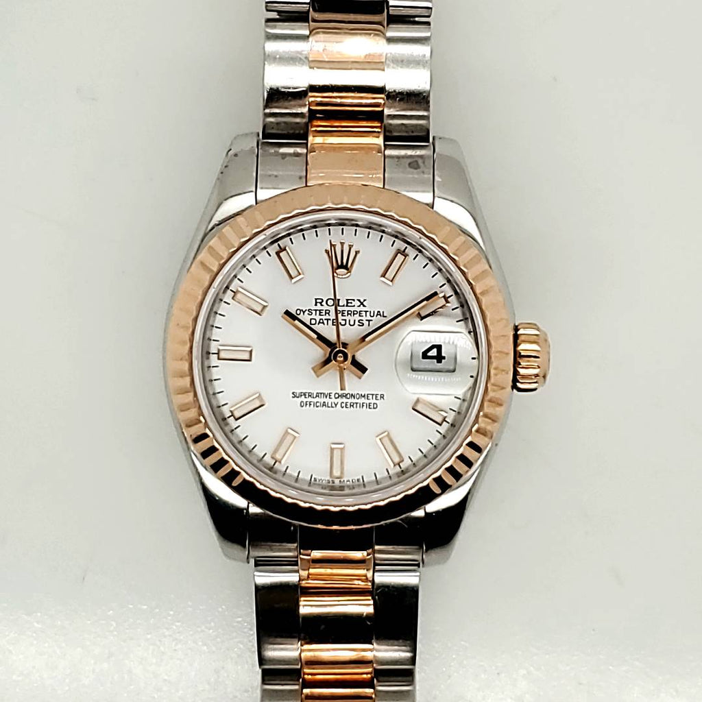 Pre-owned 2005 1/2 Ladys Two Tone Rolex Datejust