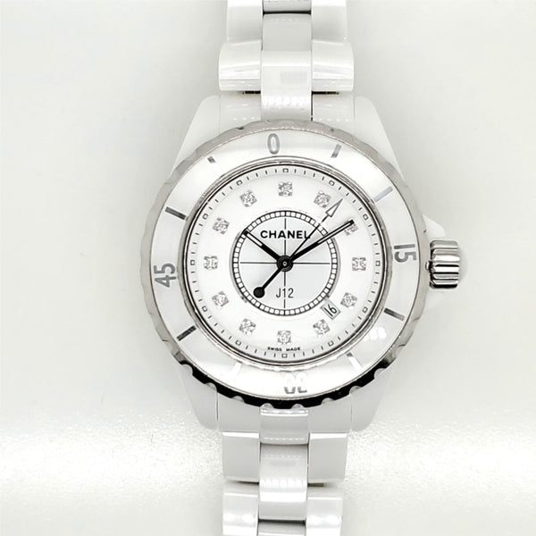 Chanel J-12 White Ceramic Quartz Watch