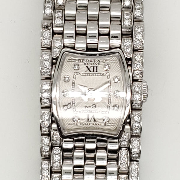 Bedat & Co Geneve Stainless Steel and Diamond Watch