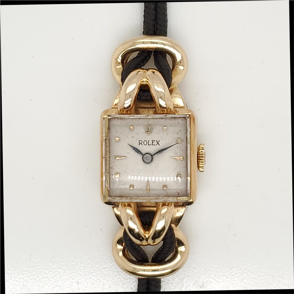 Vintage 18Kt Yellow Gold Rolex Ladys Watch