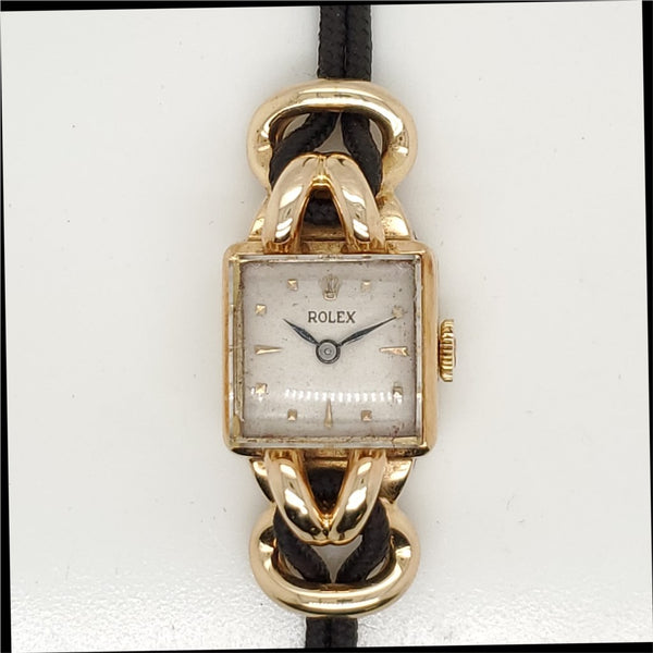 Vintage 18Kt Yellow Gold Rolex Ladys Watch