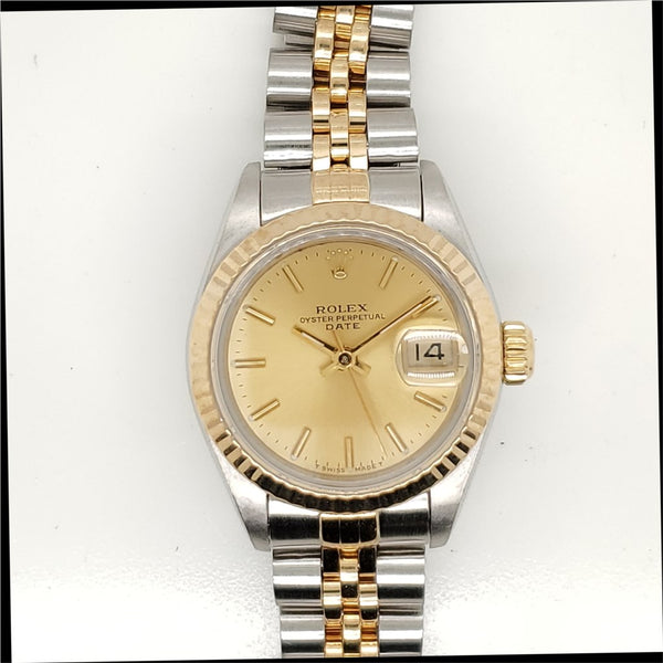 Pre-owned Ladys 1993 3/4 Rolex Oyster Perpetual Datejust