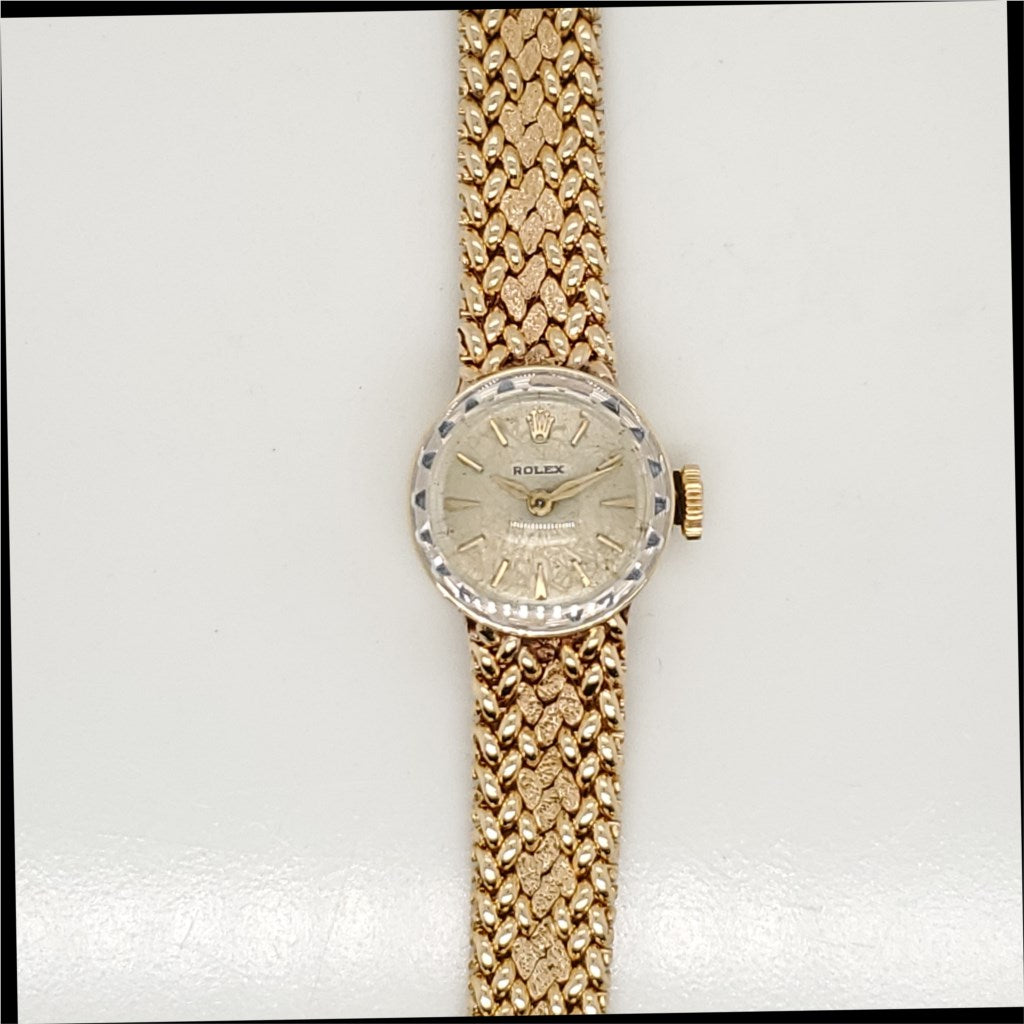 Vintage 14Kt Yellow Gold Rolex Ladys Watch