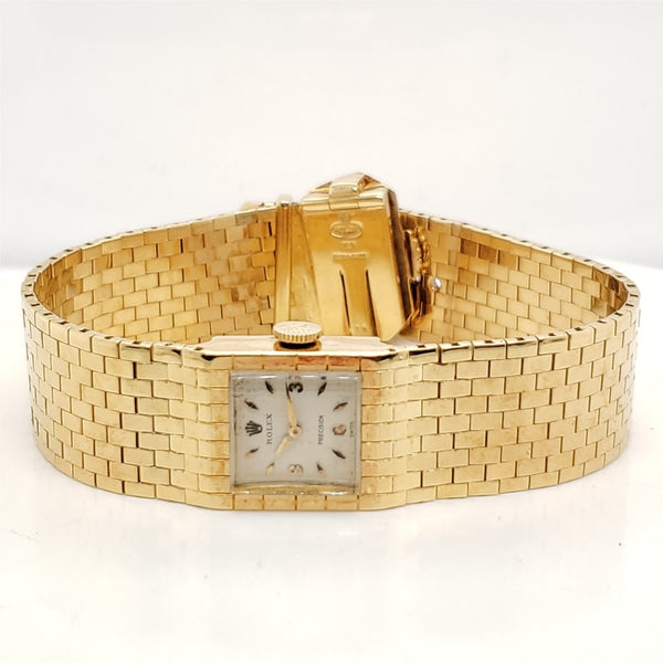 Vintage 1955 18Kt Yellow Gold Rolex Ladys Watch