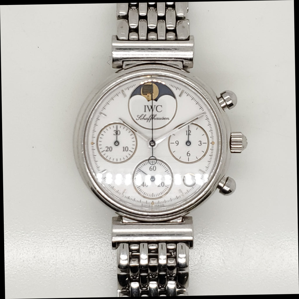 Ladys IWC Moonphase Chronograph Watch