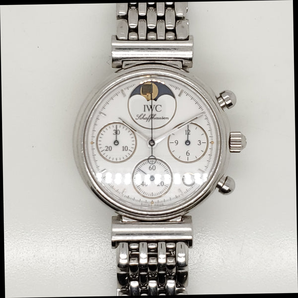 Ladys IWC Moonphase Chronograph Watch