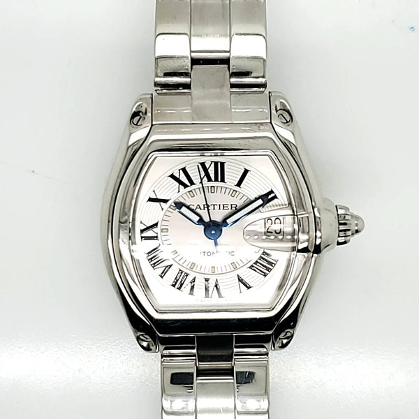 Pre-owned Stainless Steel Cartier Roadster Automatic