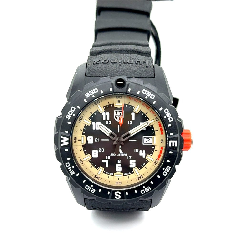 Luminox 43-Mm Watch With Logo ""Never Give Up"" -  Bear Grylls