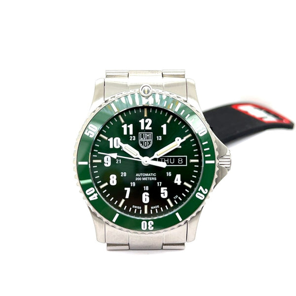 Luminox Automatic Sport Timer 42mm Green Dive Watch