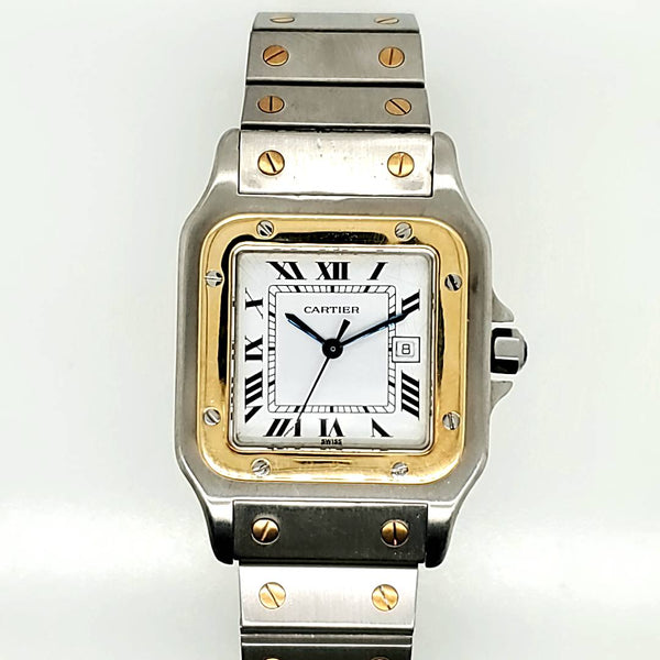 Mens Cartier Santos Automatic Wrist Watch