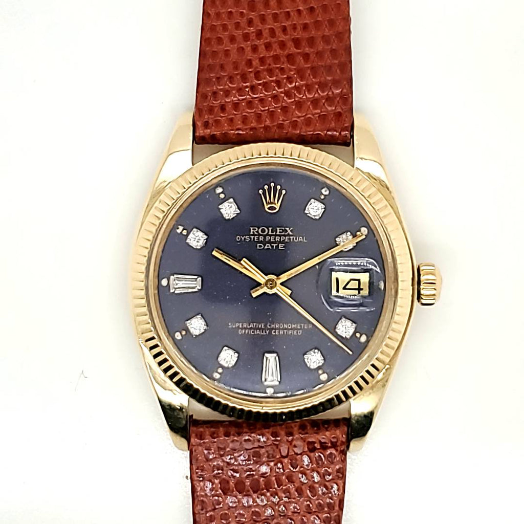 Vintage 1978 14kt Yellow Gold Rolex Date Rreference #1503